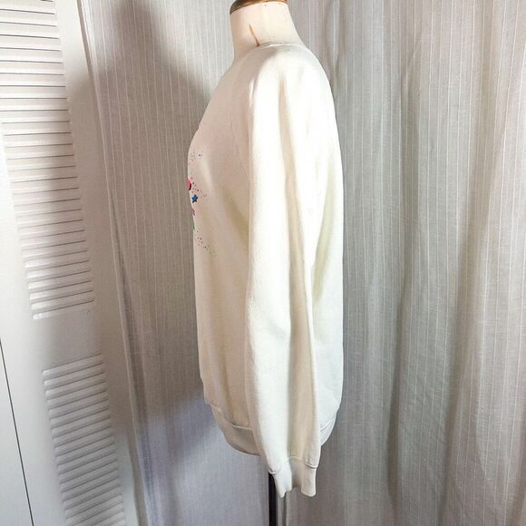 Fruit of the Loom | Women’s | Sweaters | XL | Vintage State Fair White Neon Unis - Picture 3 of 5